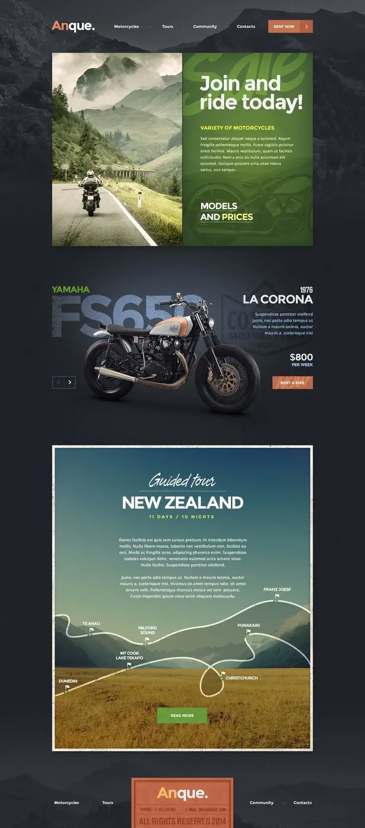 Bdw webdesign full page anque mike