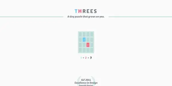 Webdesign site vitrine application threes