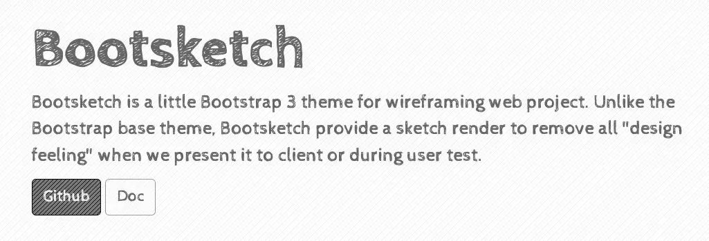 Bdw wireframes bootstrap html css bootsketch