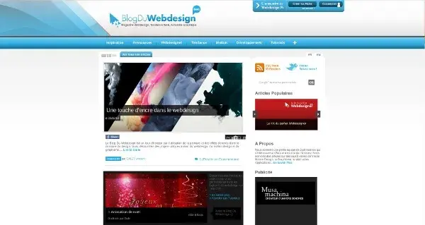 Blog du webdesign Ten years ago