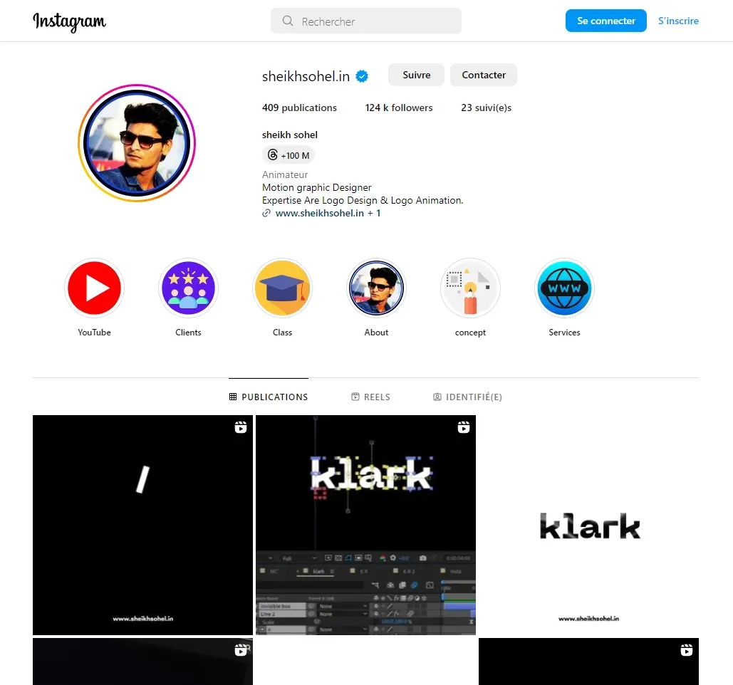 10 comptes instagram motion design - sheikhsohelin