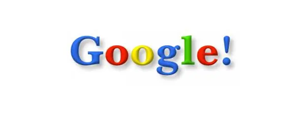 25 ans google - évolution logo 1998