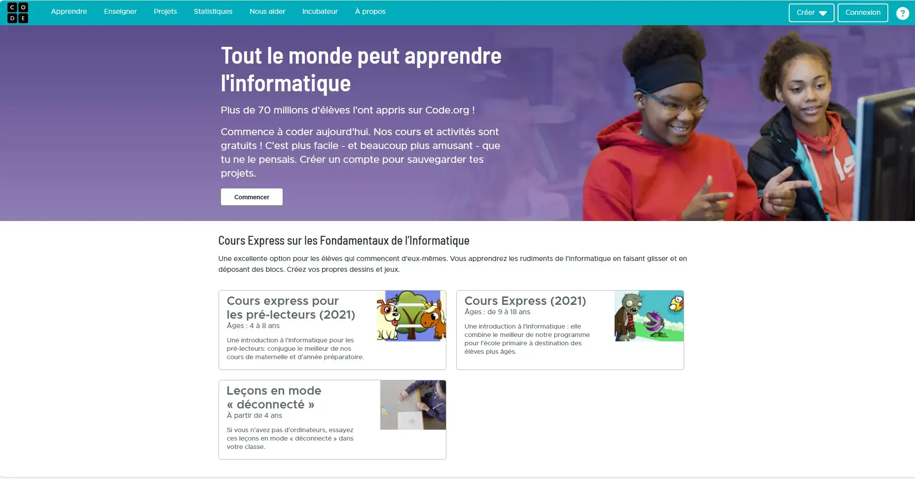 Blogduwebdesign developpement jeux apprendre programmation code org