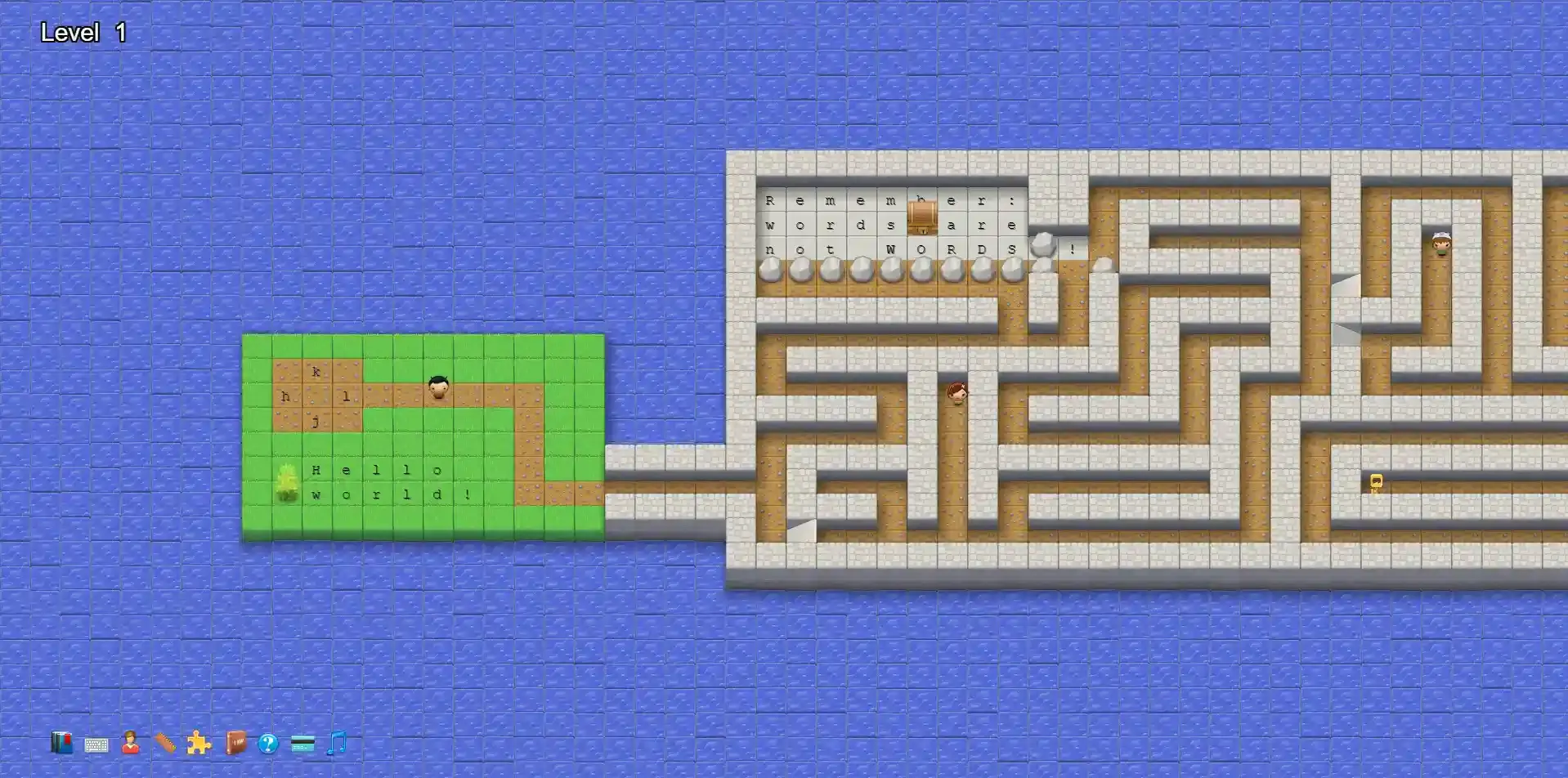 Jeu de codage vim adventures