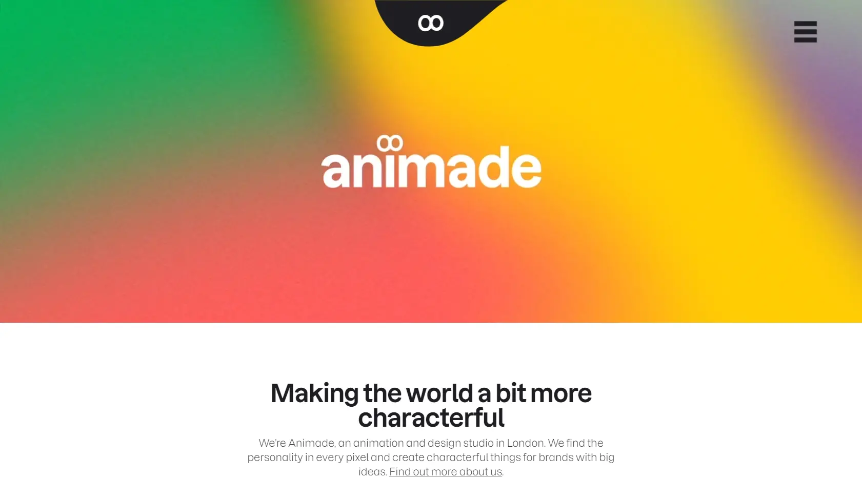 Site motion design animade