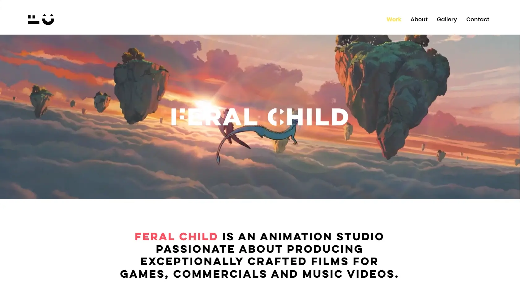 Site motion design feral child