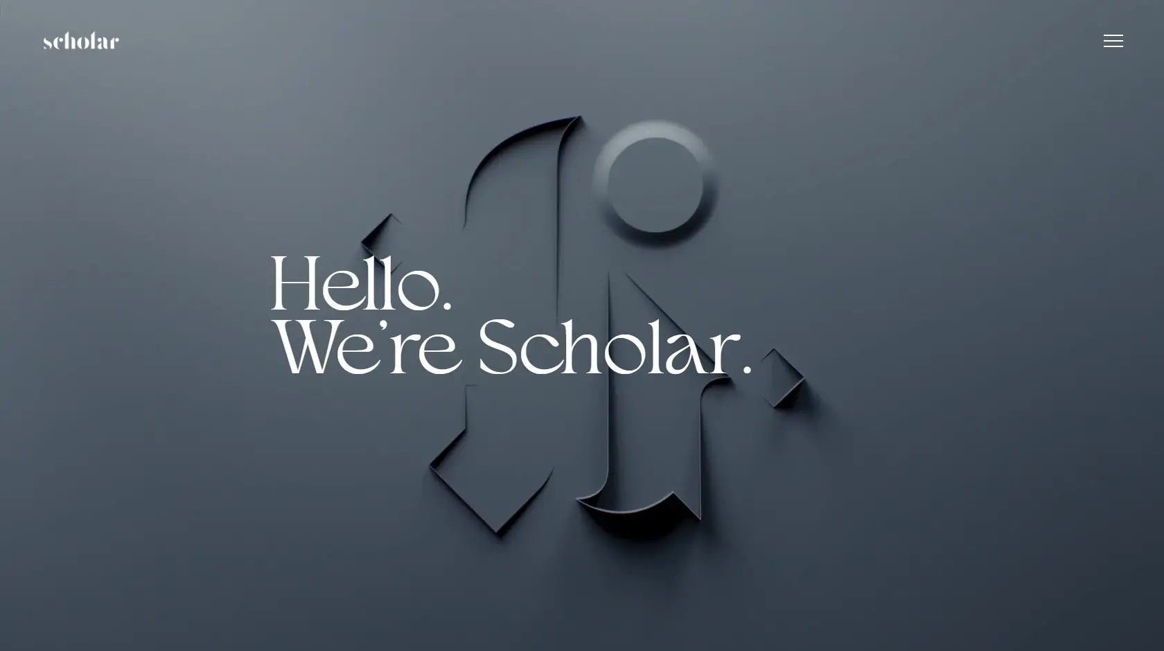 Site motion design scholar