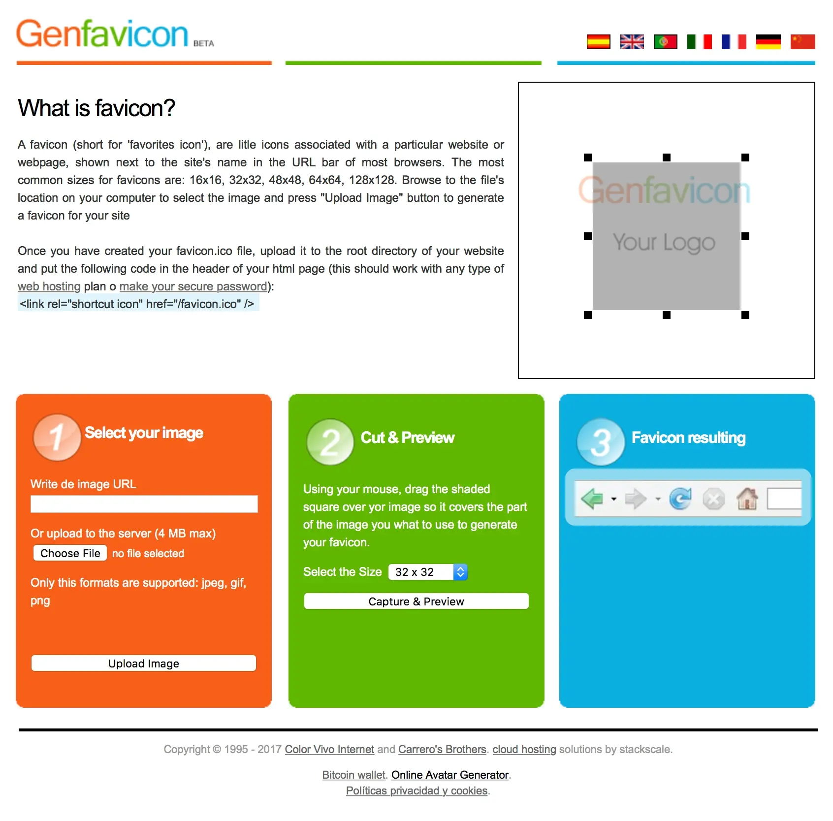 Générateur favicon genfavicon