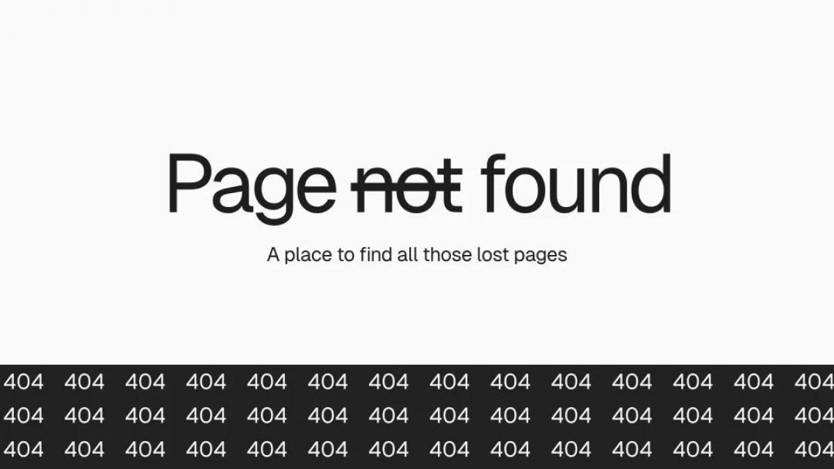 404s : votre source d'inspiration pour des pages d'erreur 404 créatives