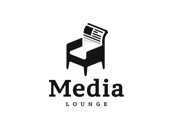 Blogduwebdesign graphisme inspiration logos creatifs espace negatif media lounge