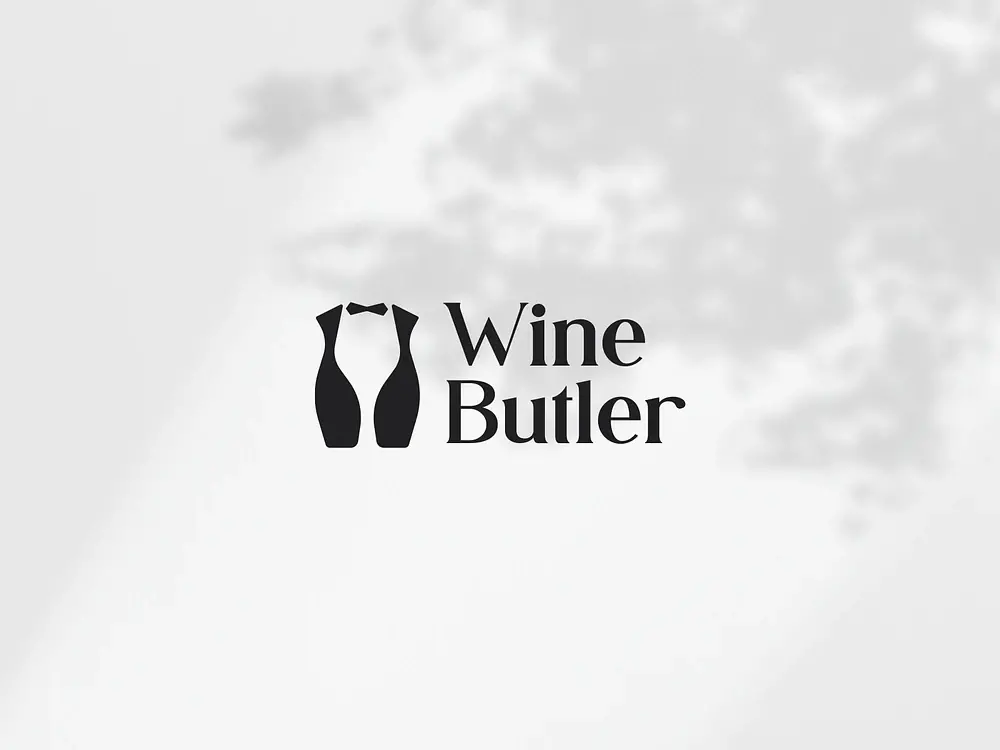 Blogduwebdesign graphisme inspiration logos creatifs espace negatif wine butler