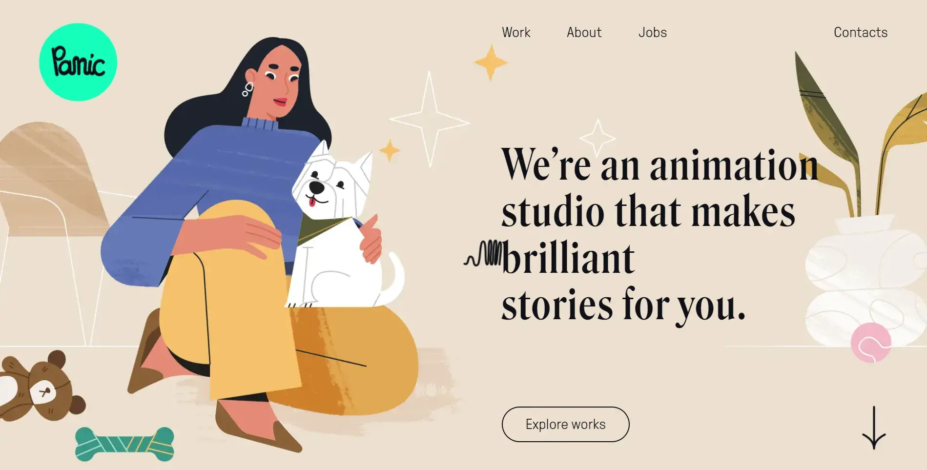 Blogduwebdesign graphisme inspiration portfolios designers panic studio