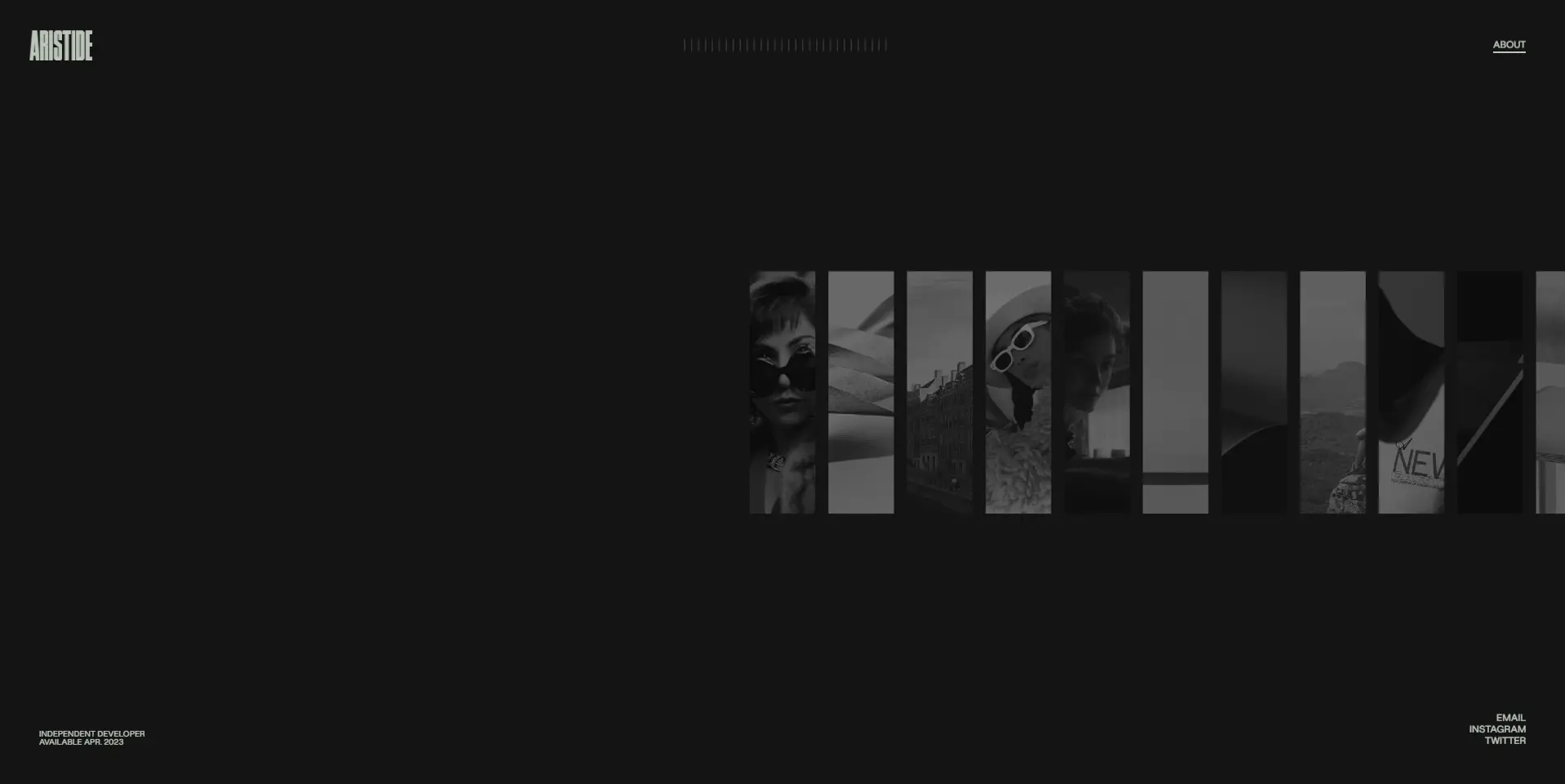 Portfolio développeur web aristide benoit