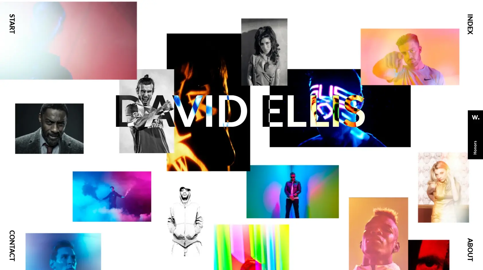 Blogduwebdesign graphisme inspiration portfolios photographe david ellis