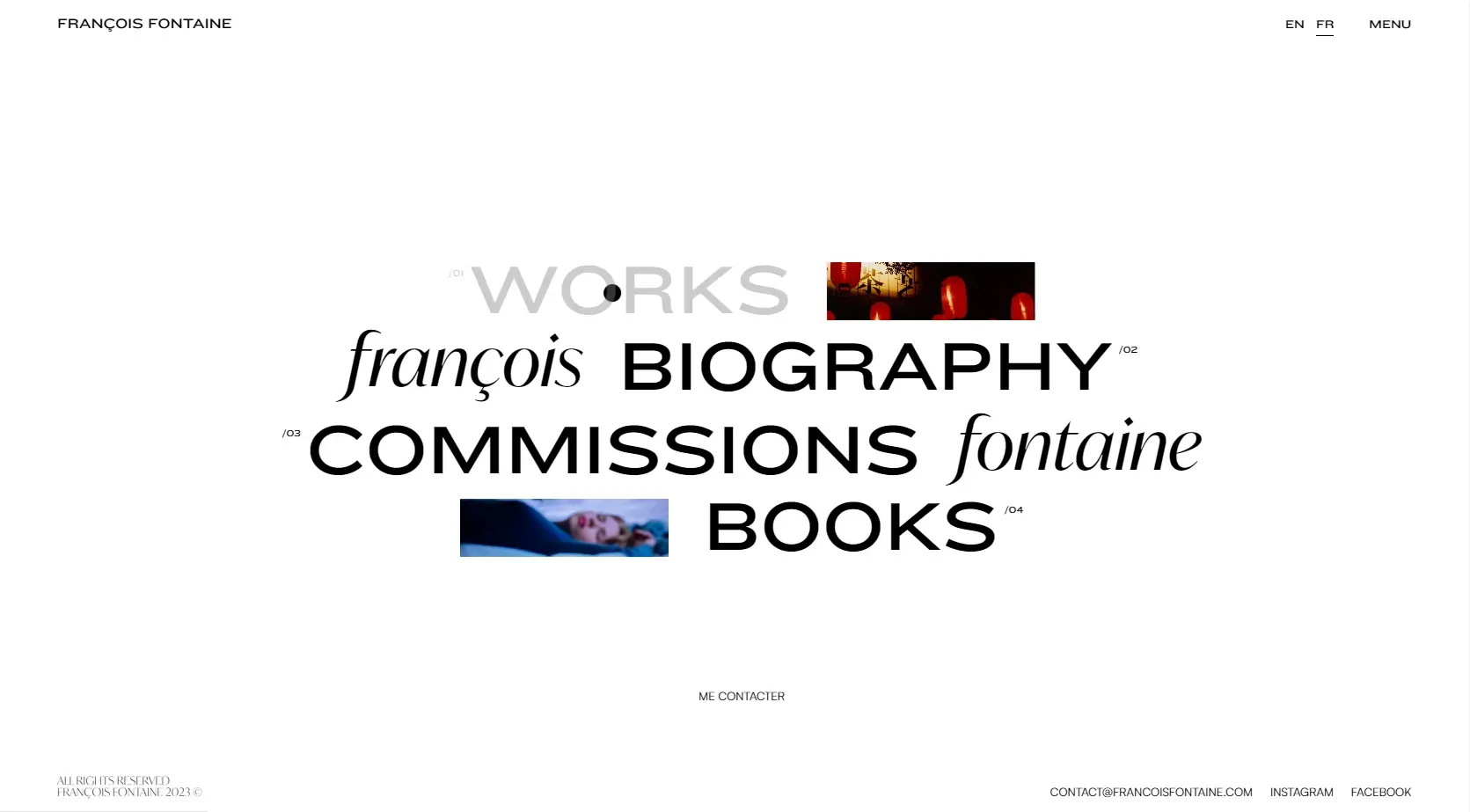 Blogduwebdesign graphisme inspiration portfolios photographe francois fontaine