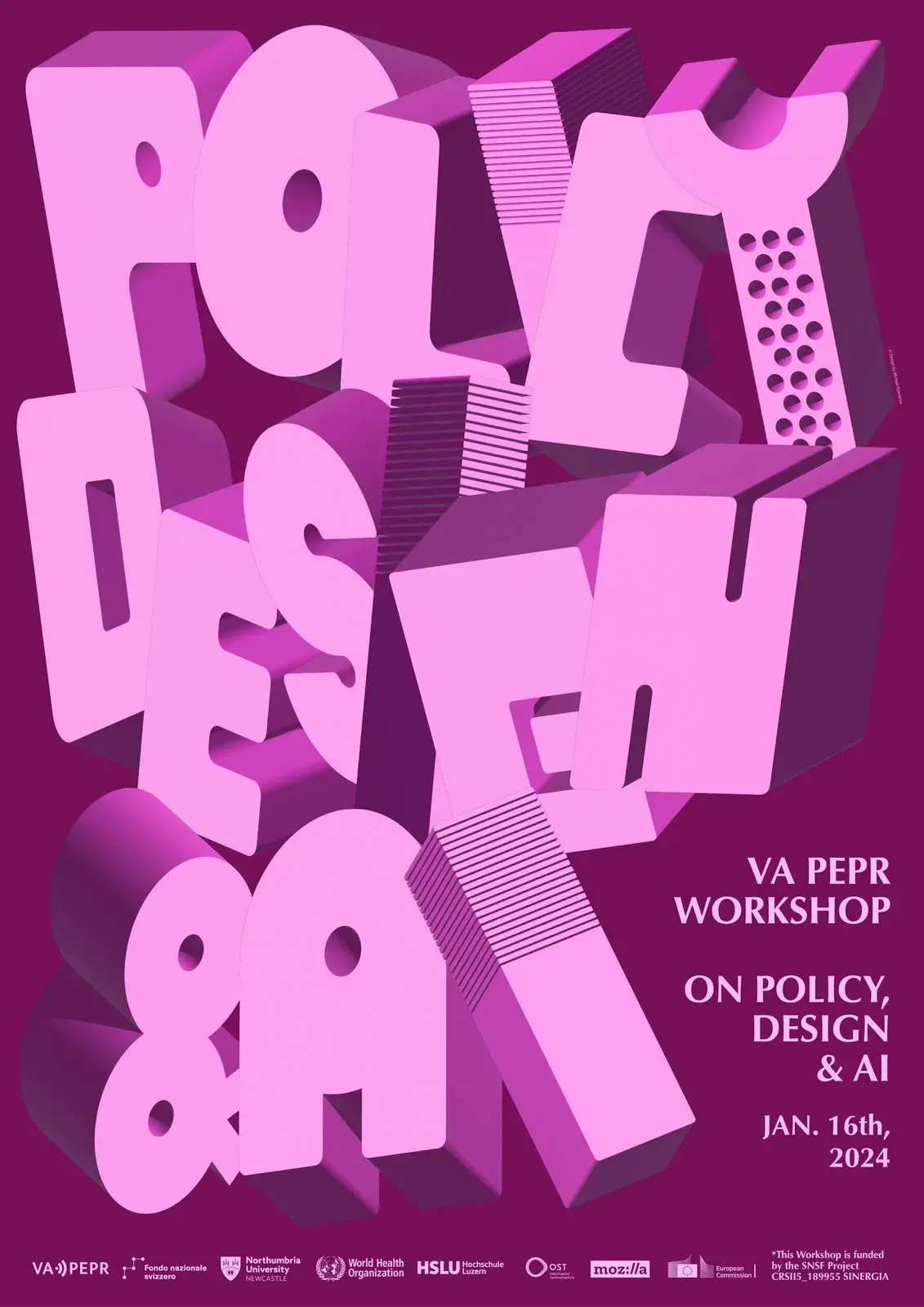 Blogduwebdesign inspiration affiches poster typographiques policy design ai