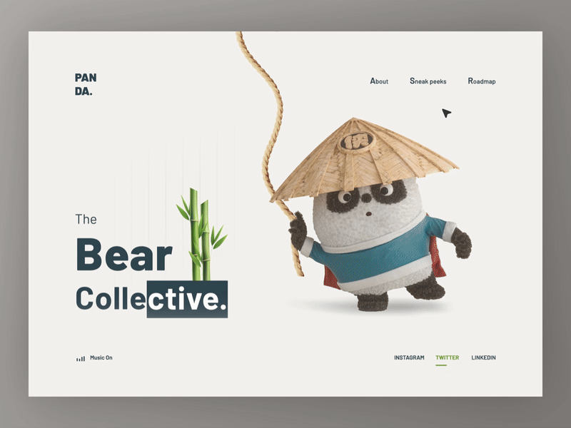 Animation web panda ezgif