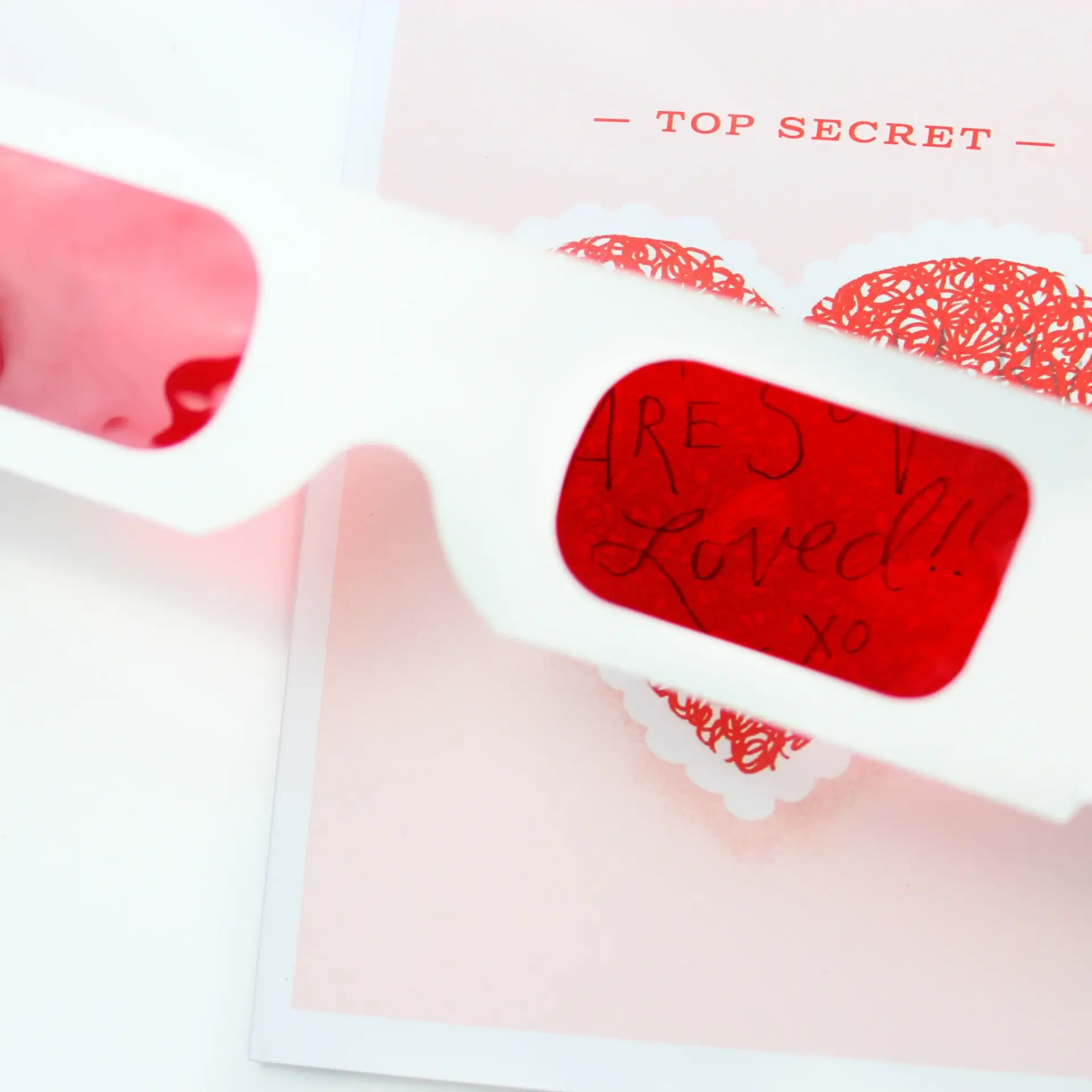 Carte saint valentin originale top secret 2