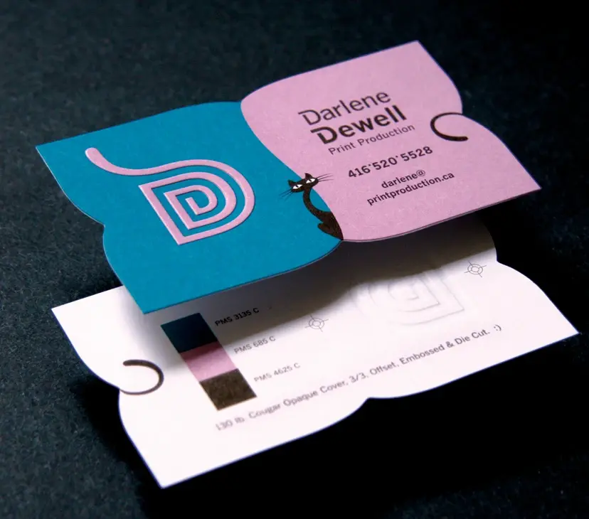 Blogduwebdesign inspiration cartes visites originales creatives darlene dewell