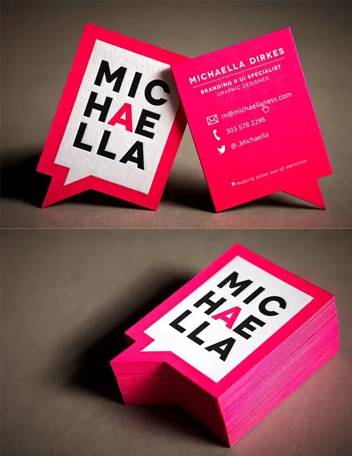 Blogduwebdesign inspiration cartes visites originales creatives michaella dirkes