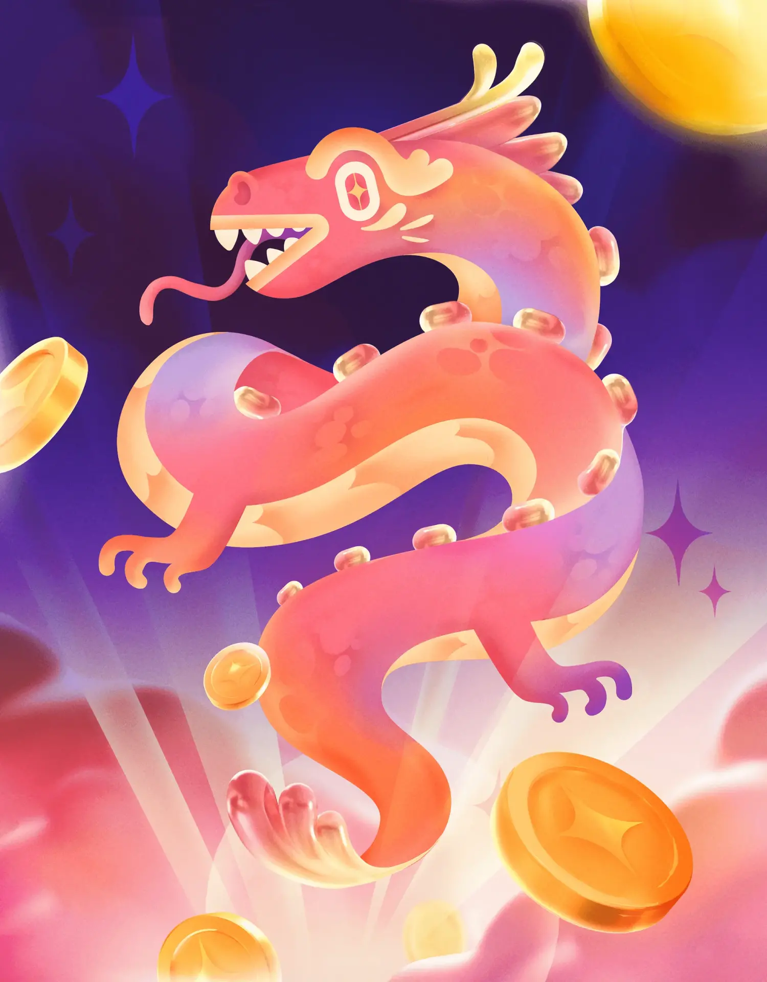 Blogduwebdesign inspiration creations nouvel an chinois year of the dragon illustration