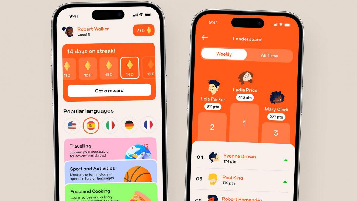 22 exemples de design d'applications mobiles éducatives