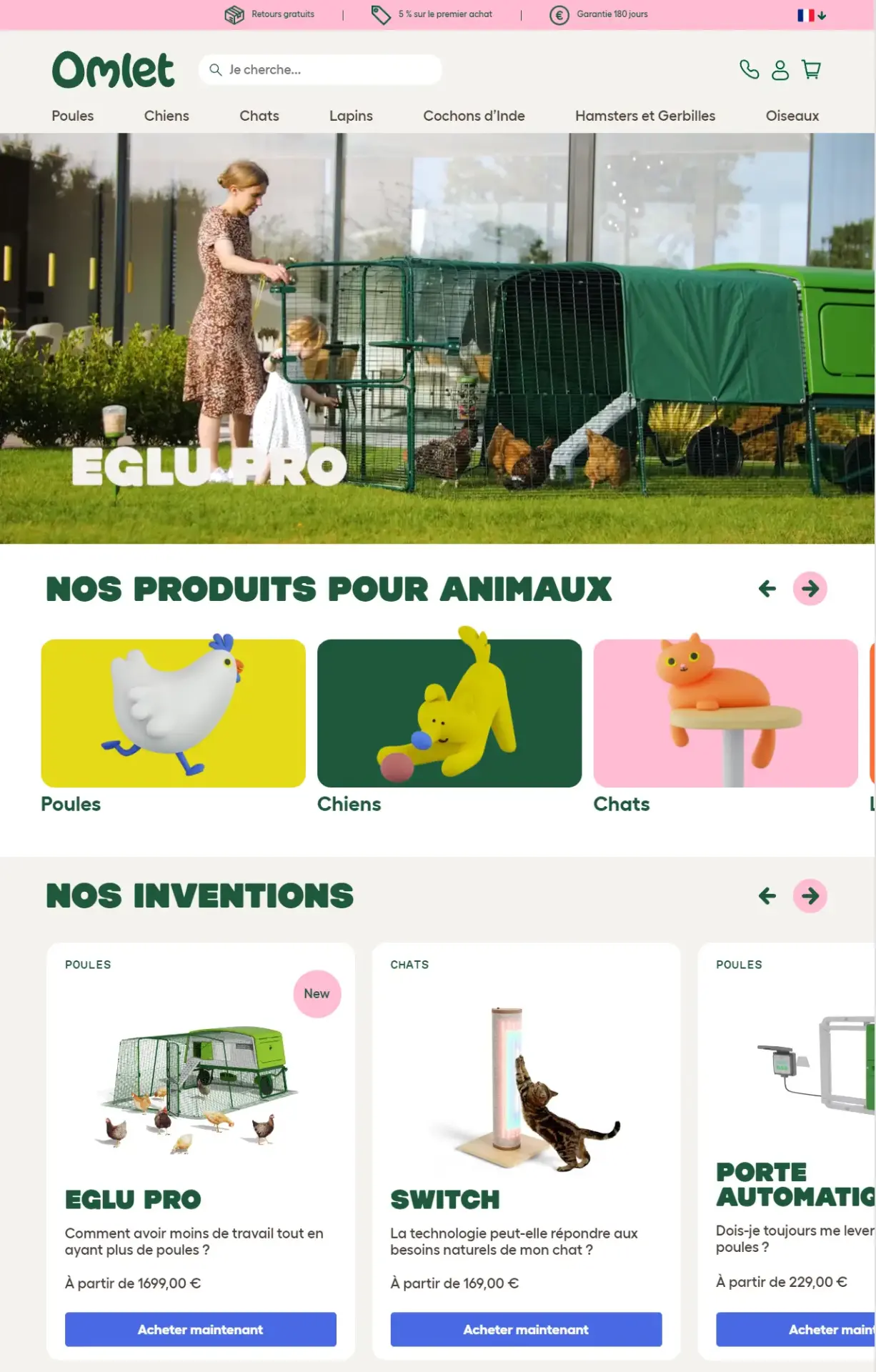 Blogduwebdesign inspiration design site web ecommerce omlet