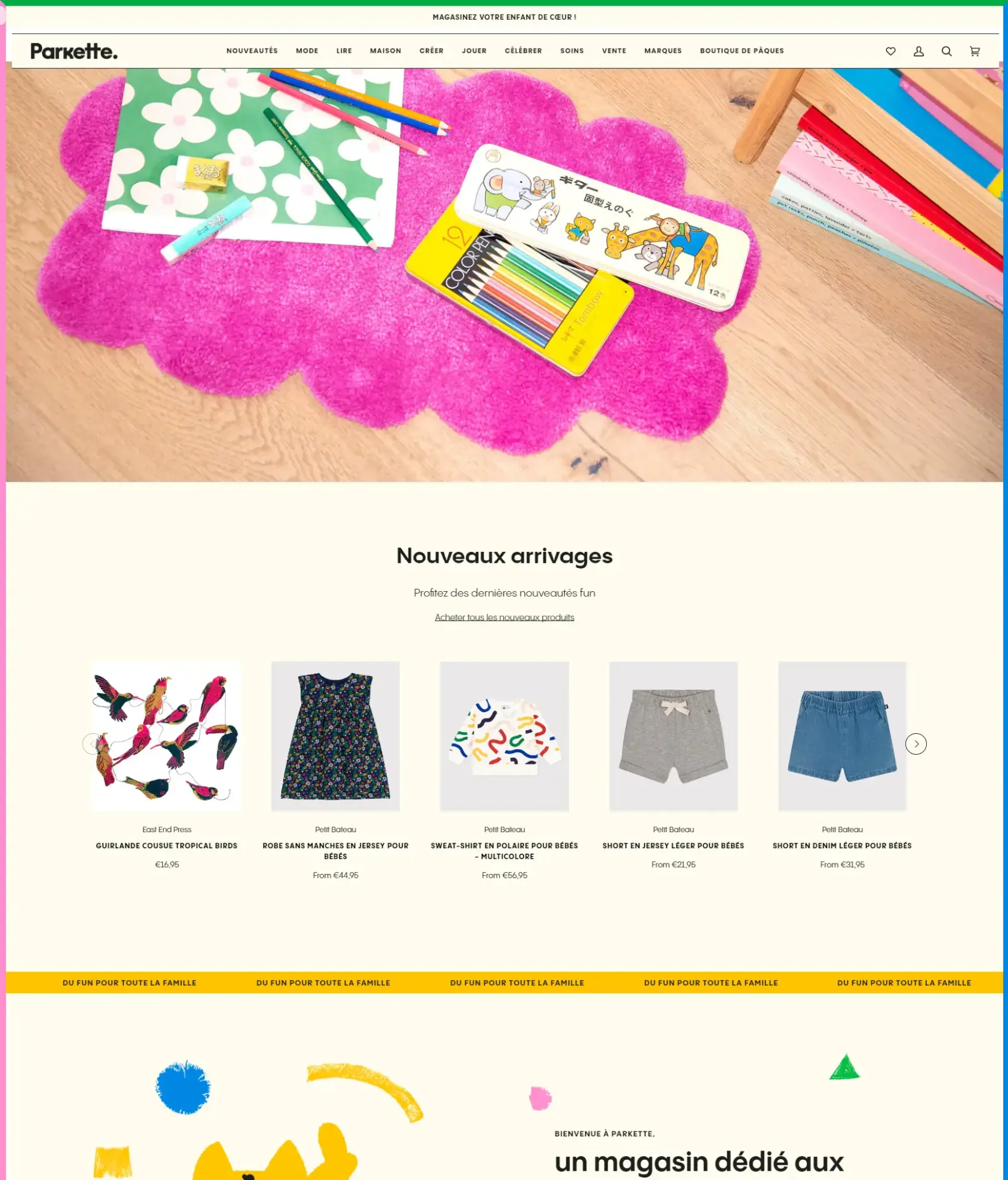 Blogduwebdesign inspiration design site web ecommerce parkette