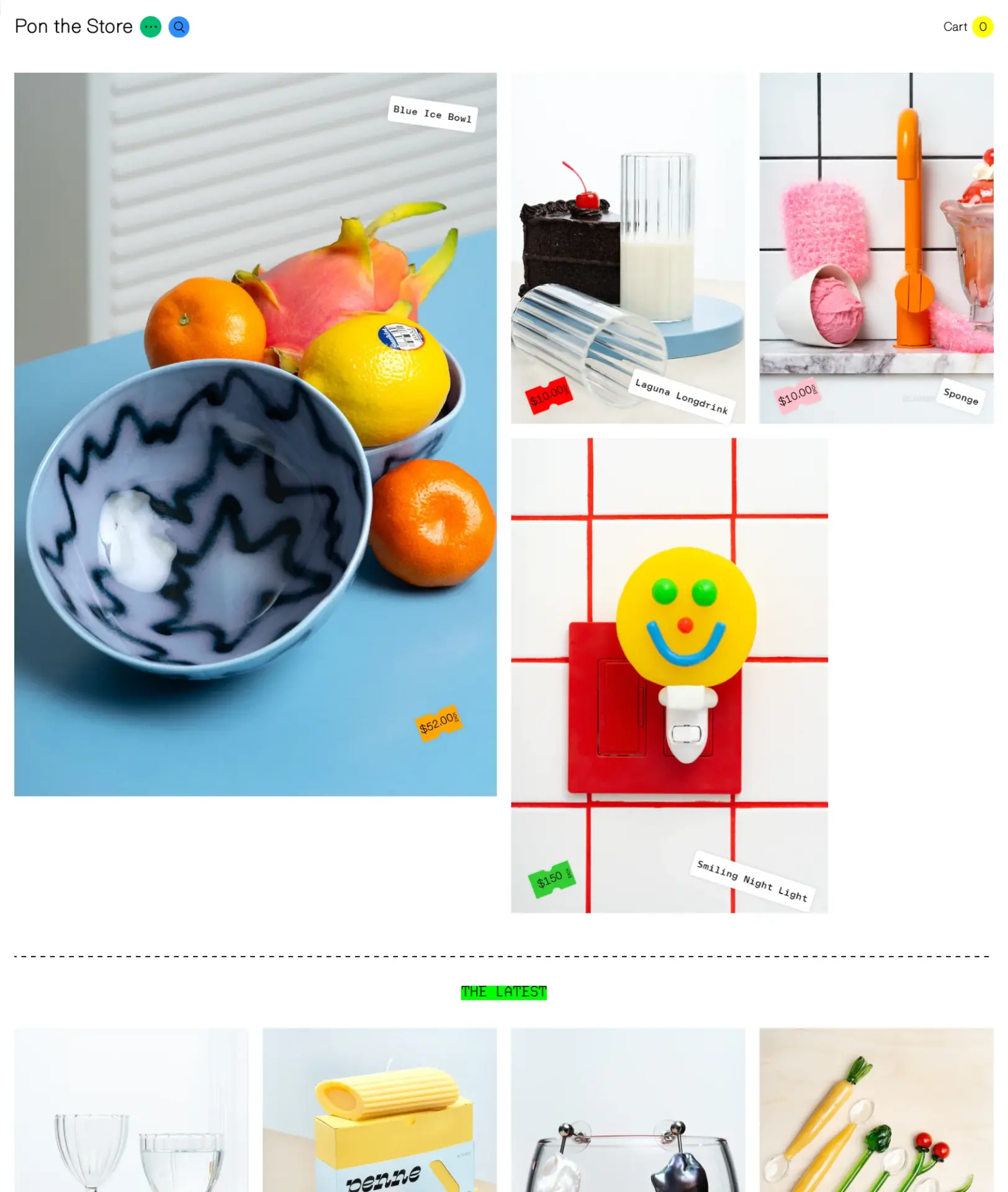 Blogduwebdesign inspiration design site web ecommerce pon the store 1