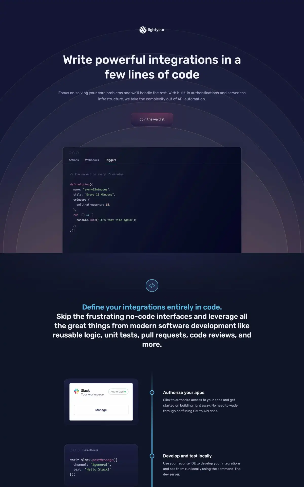 Blogduwebdesign inspiration exemples landing pages lightyear