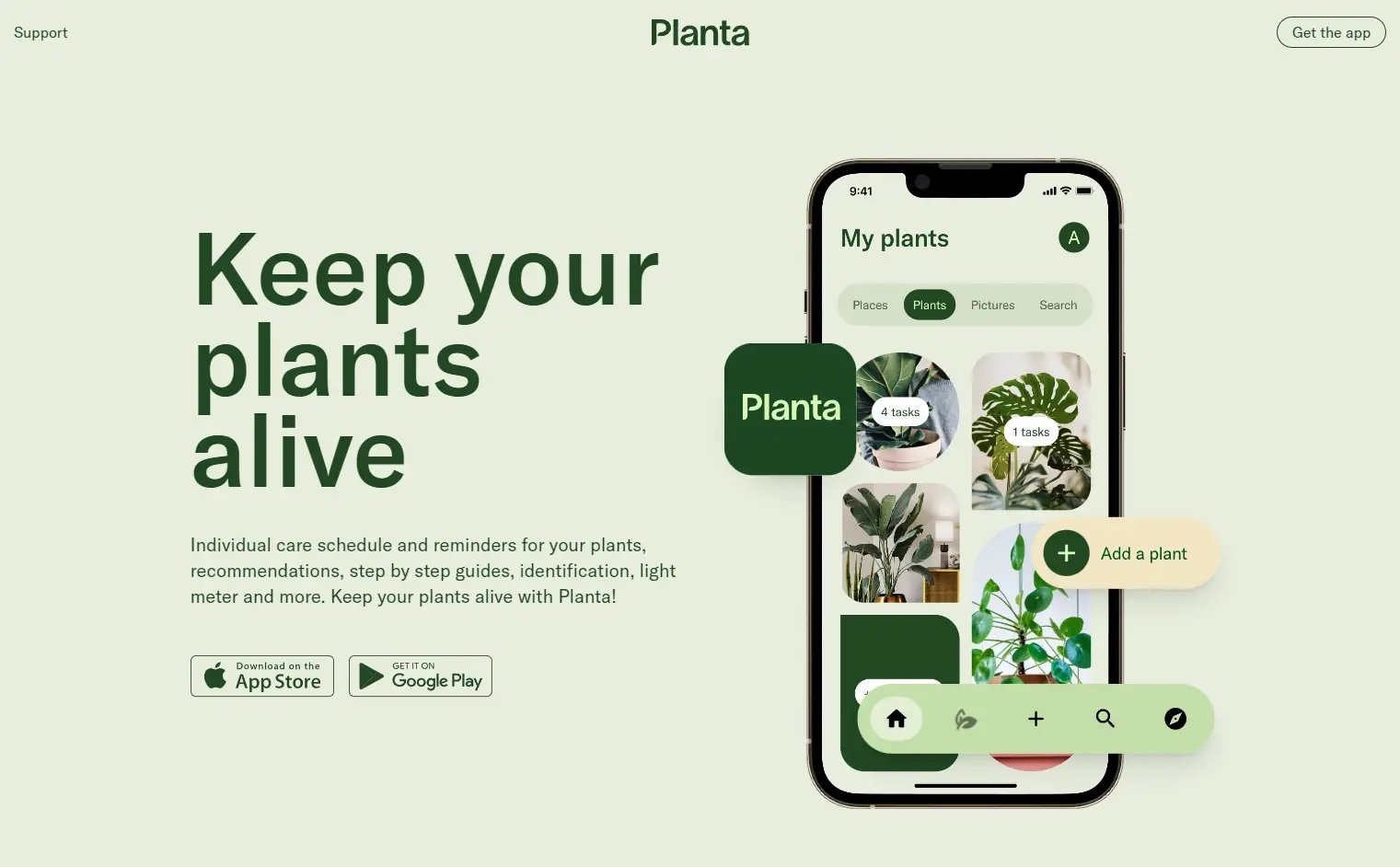 Blogduwebdesign inspiration exemples sites web presenter application mobile planta