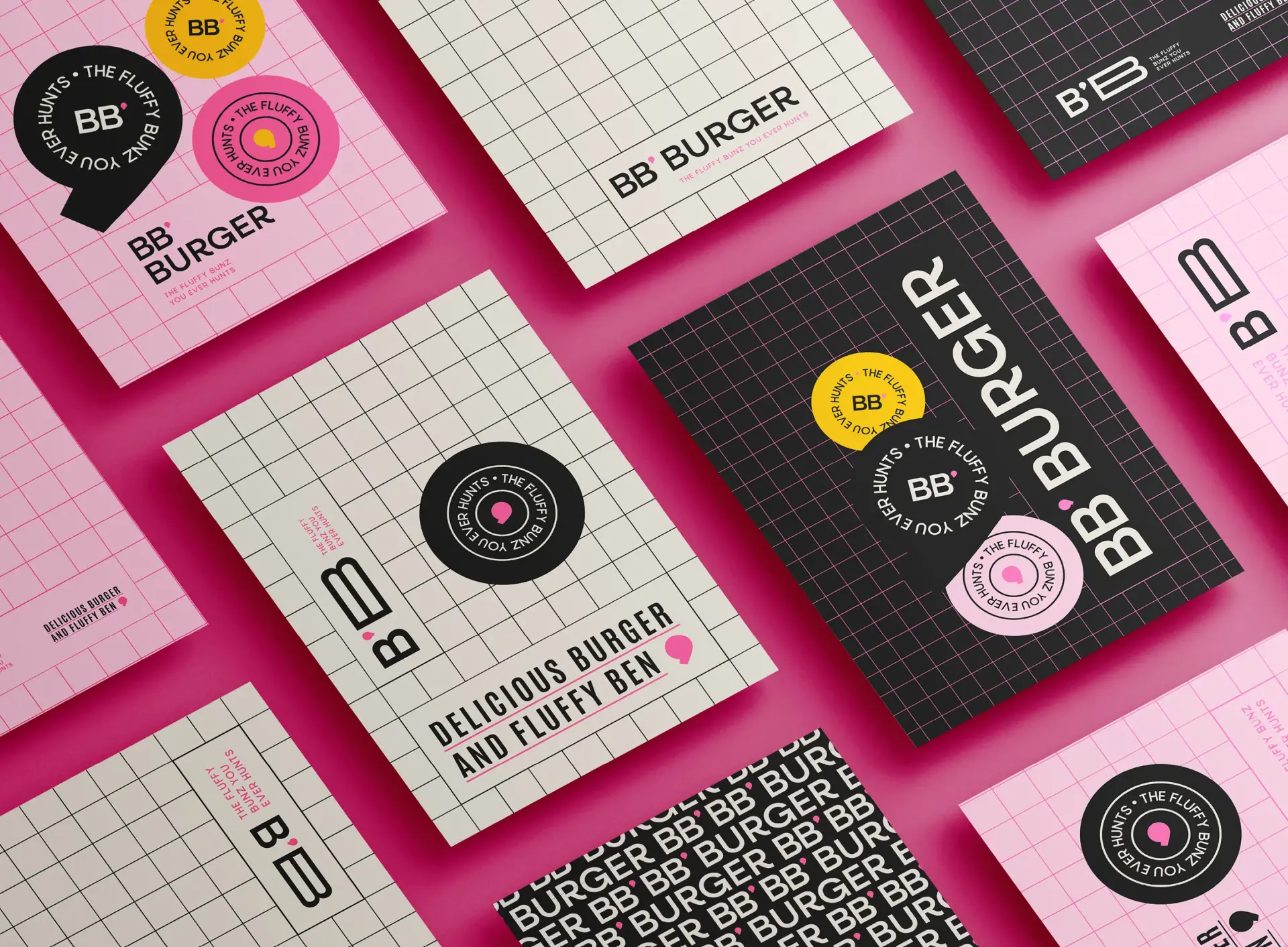Blogduwebdesign inspiration graphisme branding bb burger 3