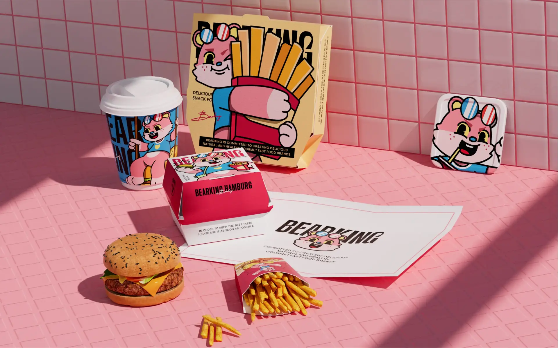 Blogduwebdesign inspiration graphisme branding burger bearking