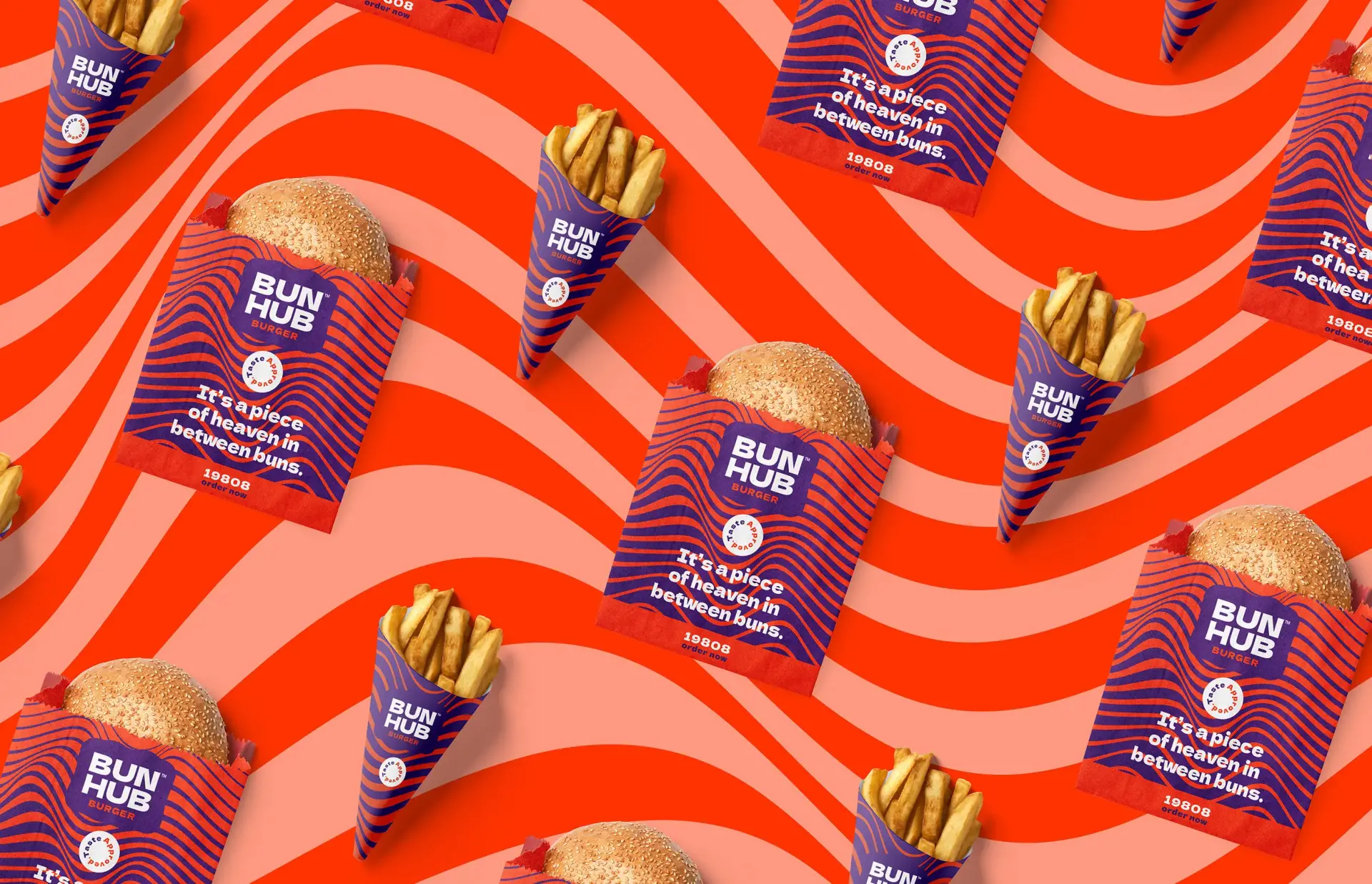 Blogduwebdesign inspiration graphisme branding burger bun hub 3