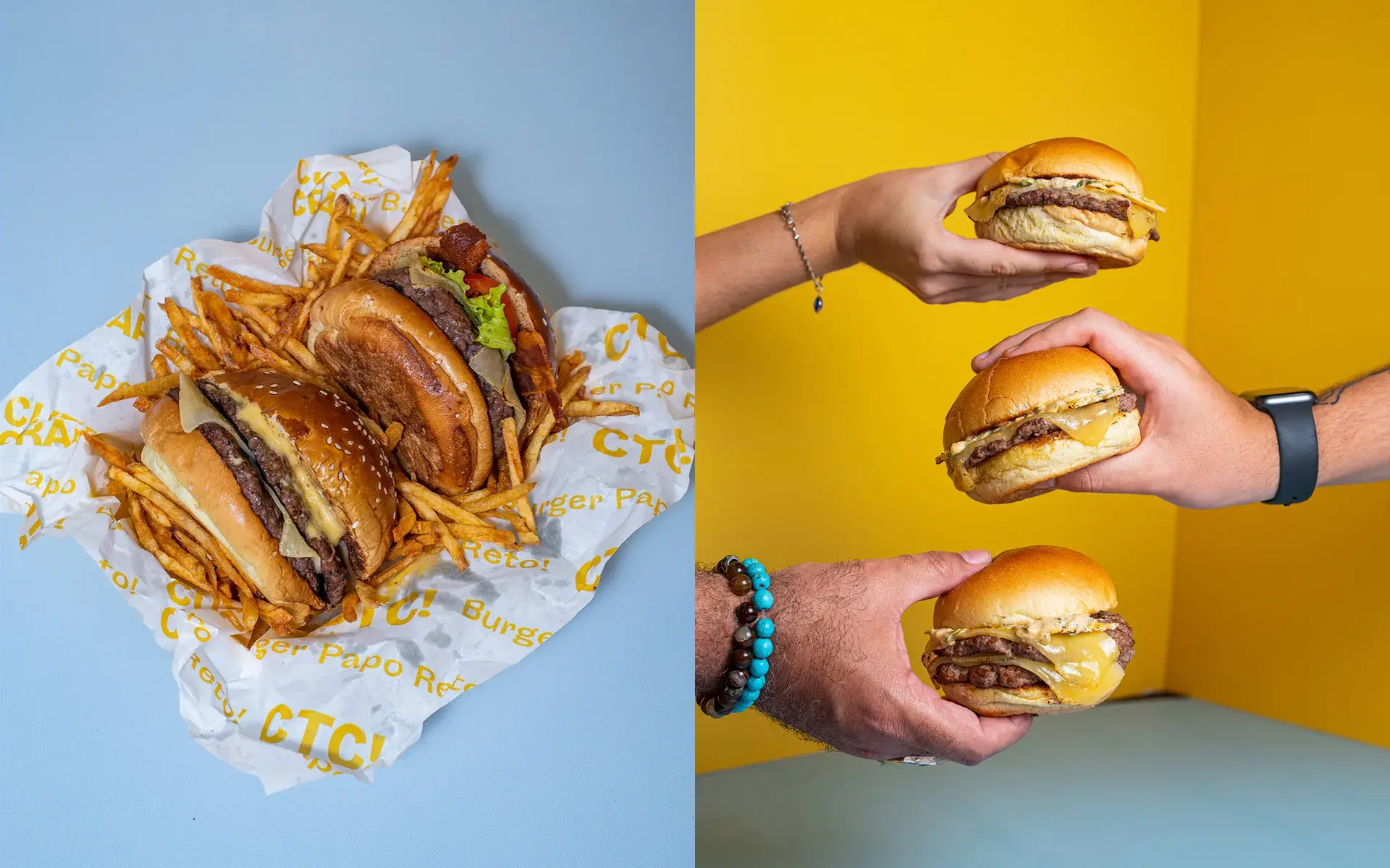 Blogduwebdesign inspiration graphisme branding burger cut the crap 3