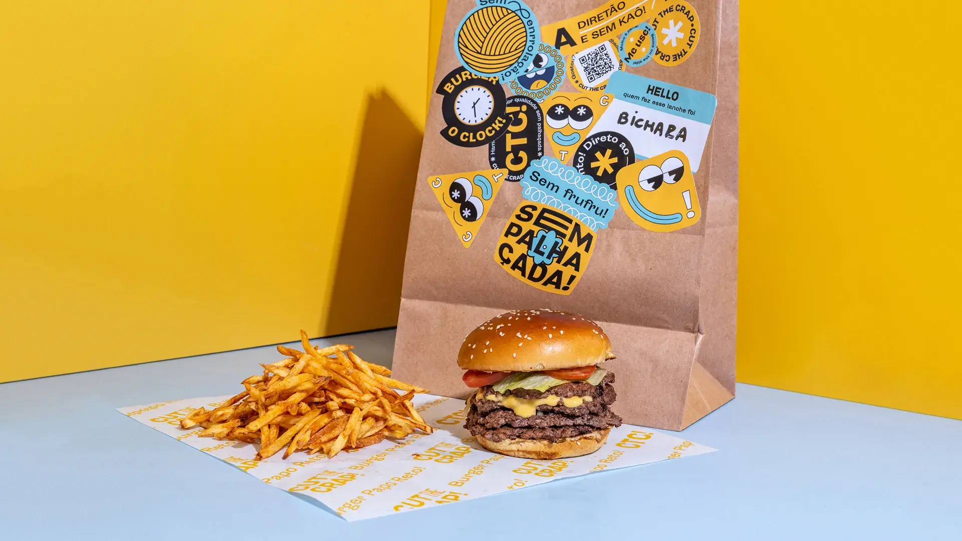 Blogduwebdesign inspiration graphisme branding burger cut the crap