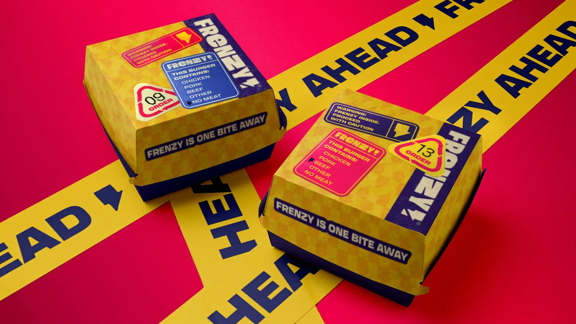 Blogduwebdesign inspiration graphisme branding burger frenzy