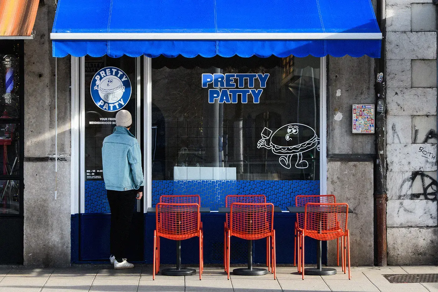 Blogduwebdesign inspiration graphisme branding burger pretty patty 2