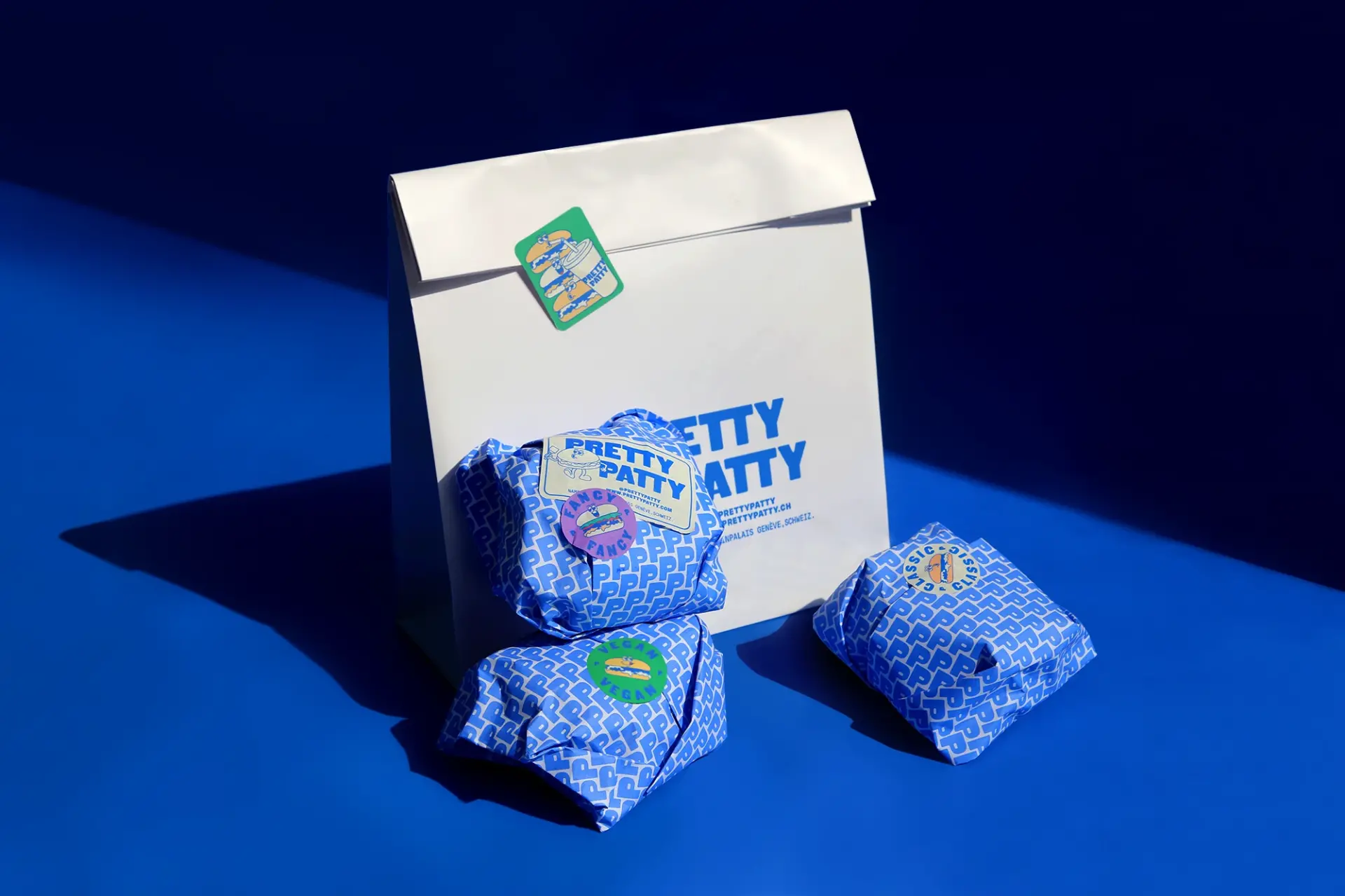 Blogduwebdesign inspiration graphisme branding burger pretty patty