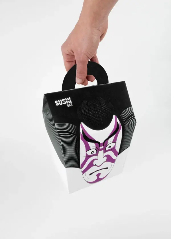 Blogduwebdesign inspiration packaging sac originaux sushi bar 2