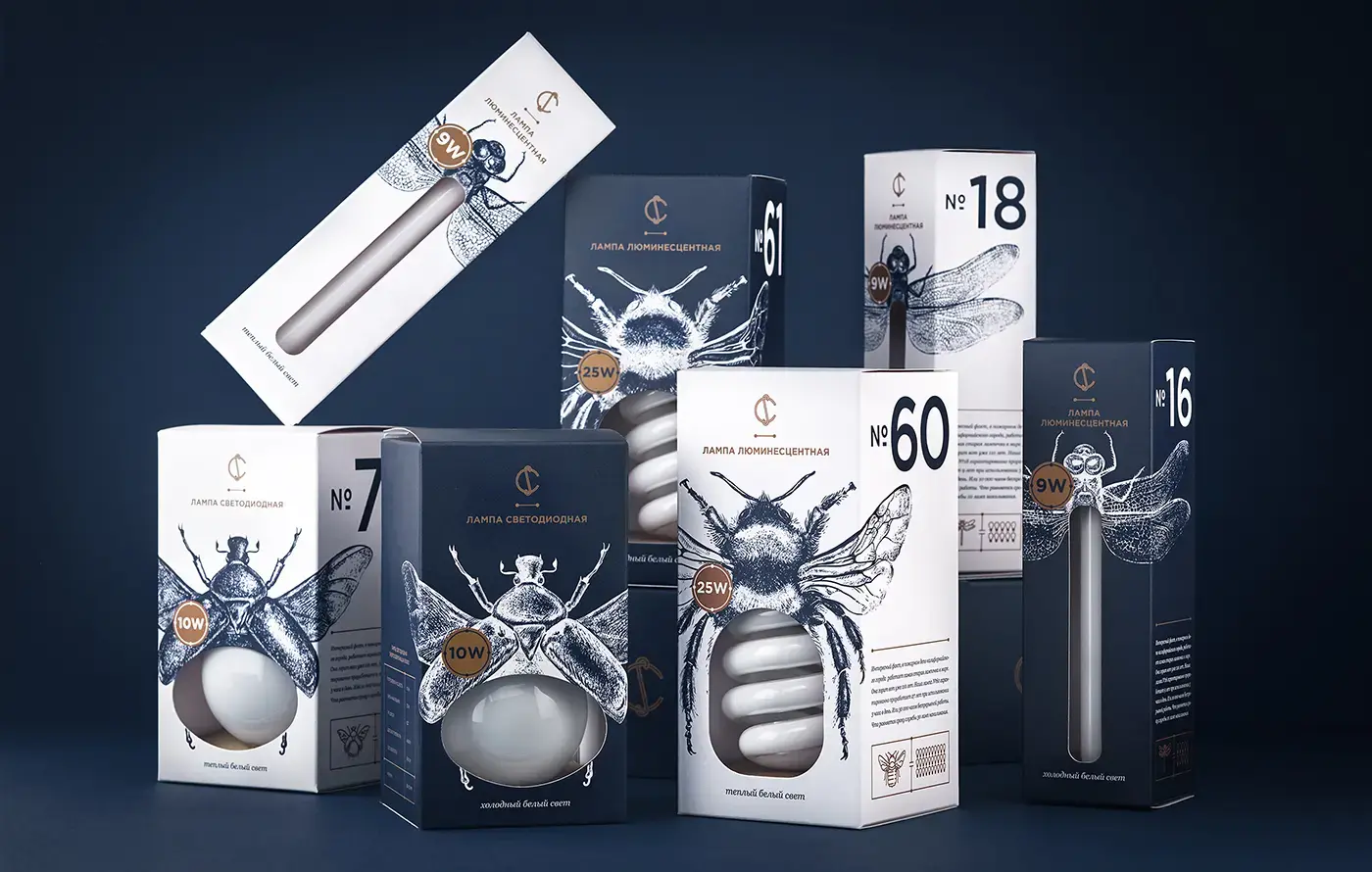 Blogduwebdesign inspiration packagings originaux innovants cs light bulbs