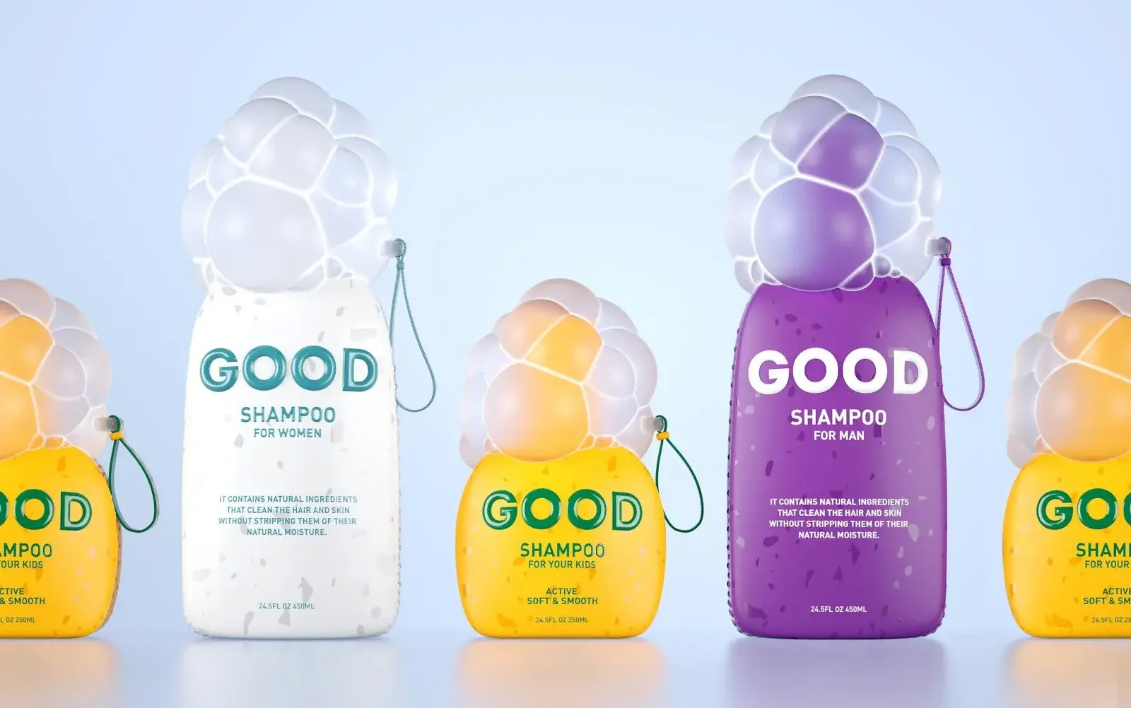 Blogduwebdesign inspiration packagings originaux innovants good shampoo