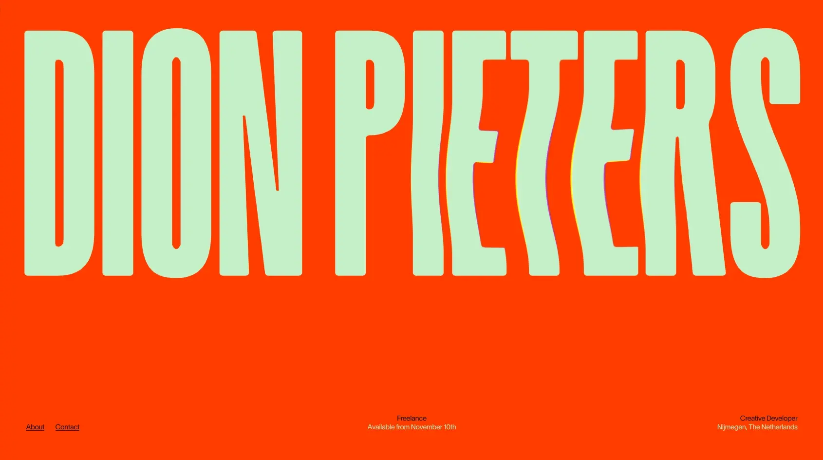 Blogduwebdesign inspiration site web portfolios creatifs dion pieters