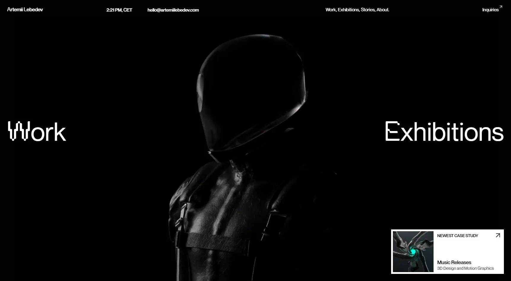 Blogduwebdesign inspiration web contraste noir blanc artemii lebedev