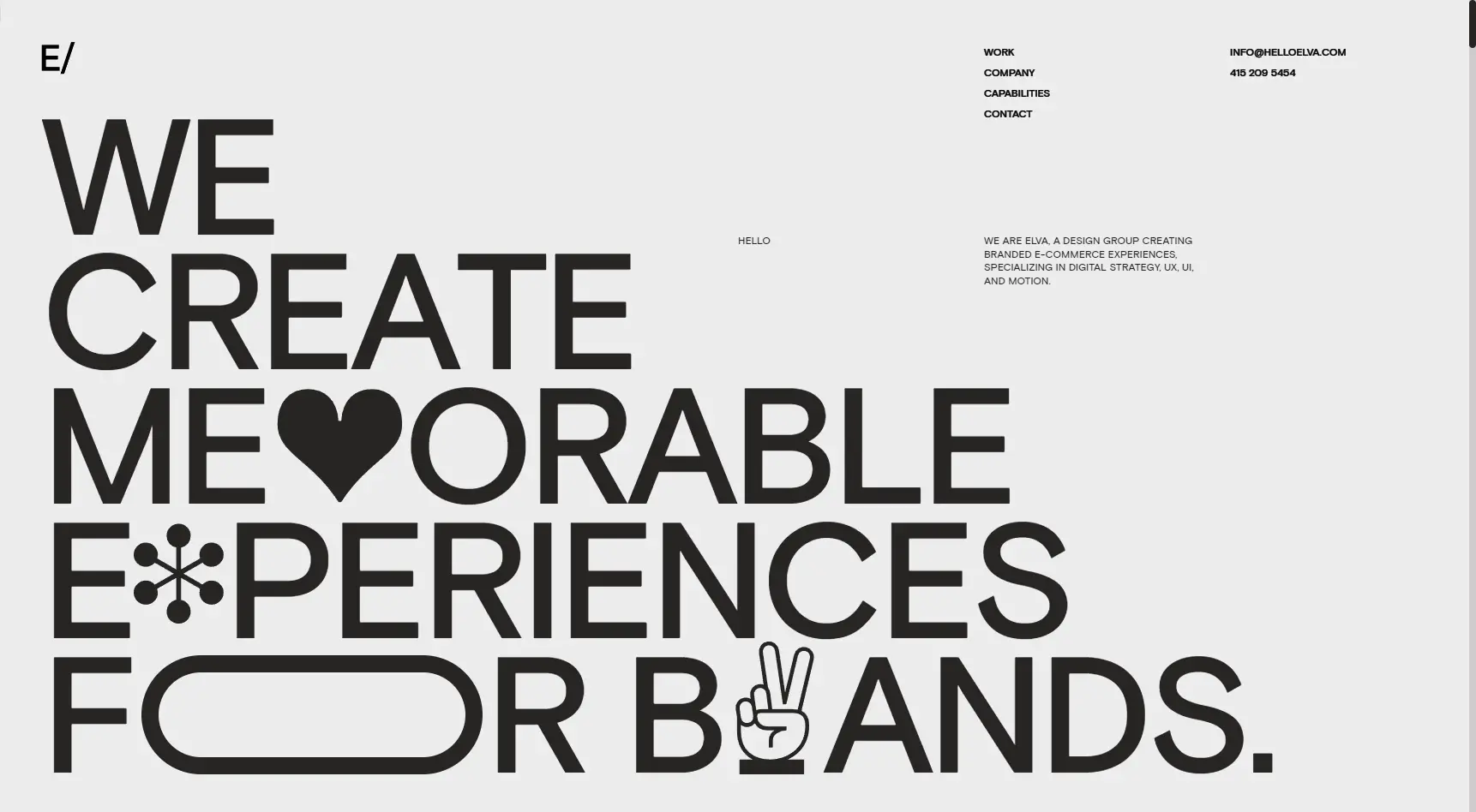 Blogduwebdesign inspiration web contraste noir blanc elva