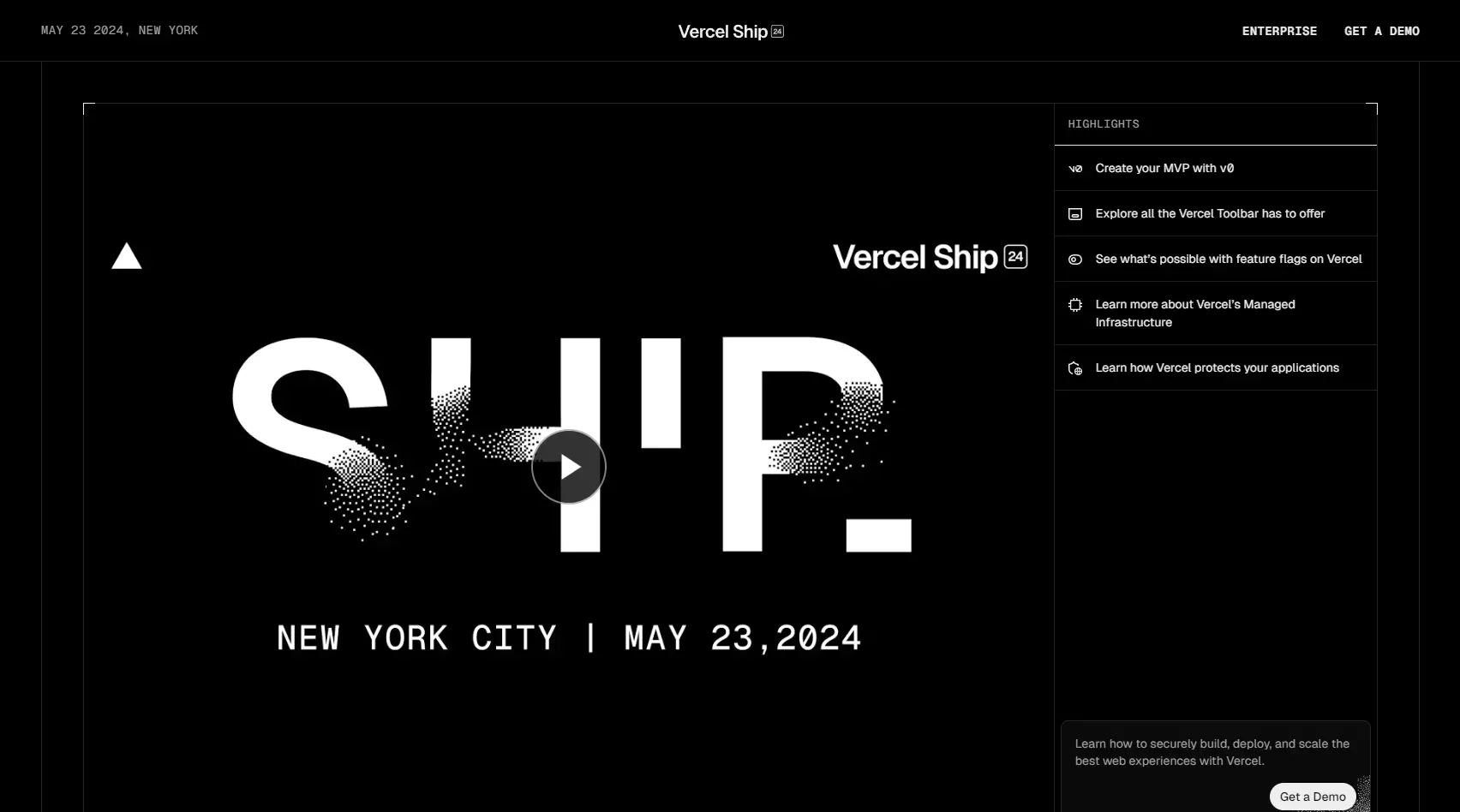 Blogduwebdesign inspiration web contraste noir blanc versel ship