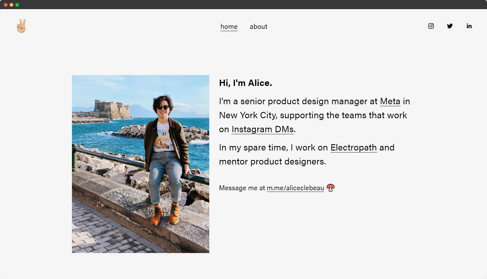 Blogduwebdesign inspiration web portfolio product designer alice beau