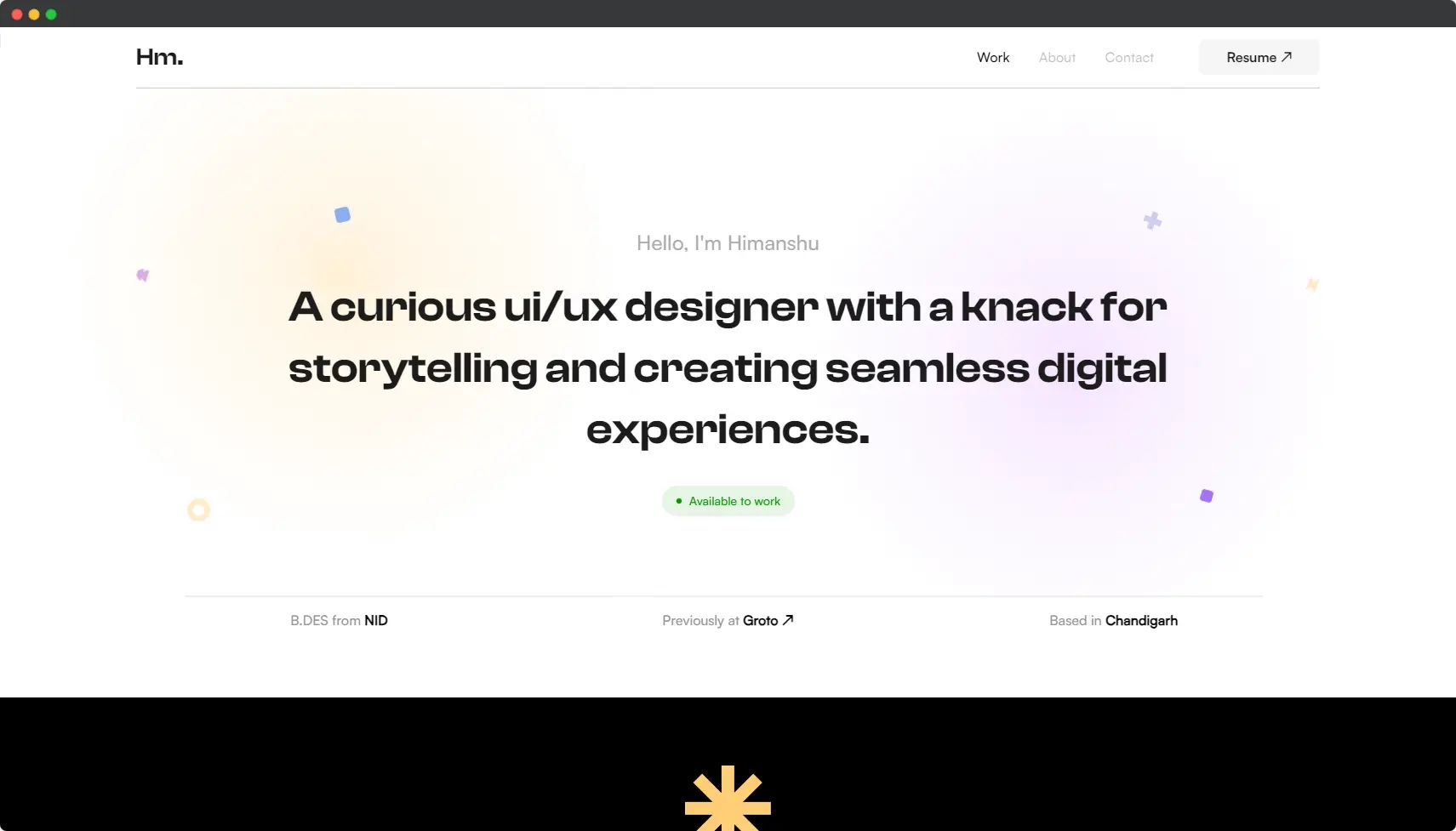 Blogduwebdesign inspiration web portfolio product designer himanshu mudgal