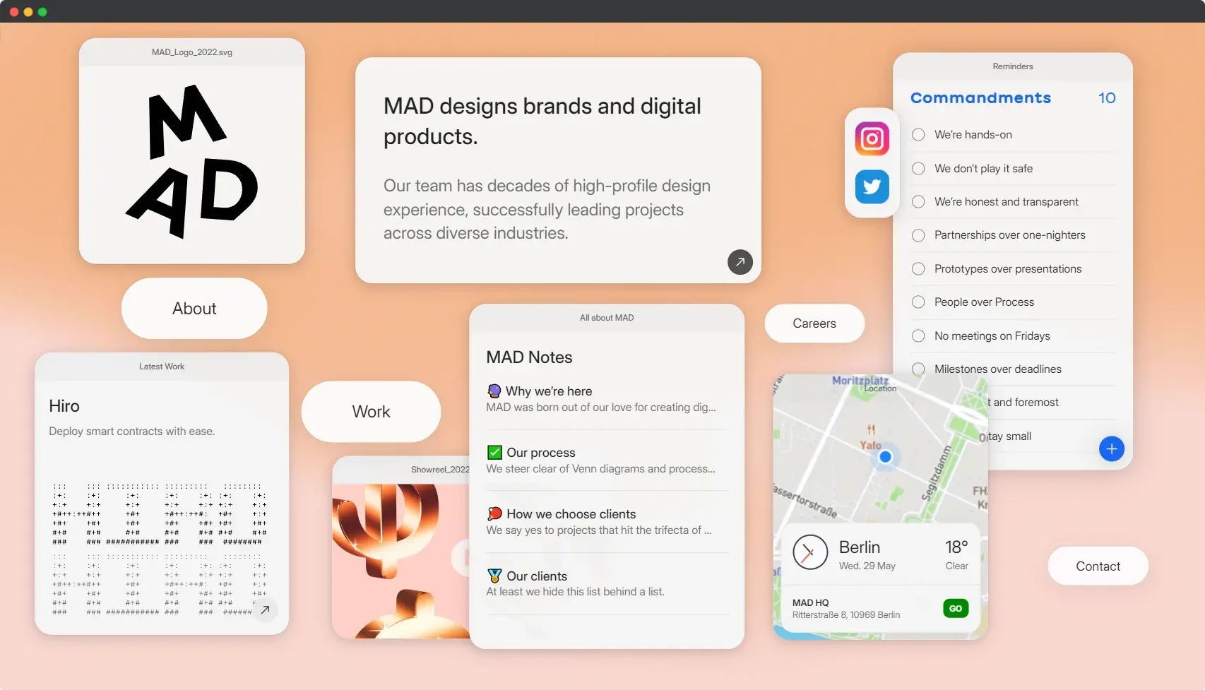 Blogduwebdesign inspiration web portfolio product designer mad