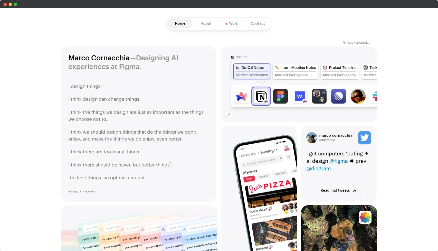 Blogduwebdesign inspiration web portfolio product designer marco cornacchia